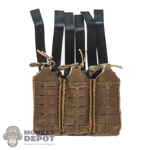 Pouch: Easy & Simple Laser Cut Light Weight Triple M4 Magazine Pouch (MOLLE)