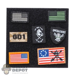 Insignia: Easy & Simple Special Mission Unit Part X PSD Surveillance Team Chief Patch Set