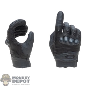 Hands: Easy & Simple Black Molded SI Pilot Gloves