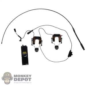 Radio: Easy Simple PRC-148 w/U94 Gen3 PTT, COMTAC4 Headset + Folding Antenna