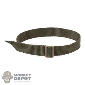Belt: Easy Simple Mens Green BDU Belt