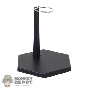 Stand: Easy Simple Black Hexagon Figure Stand