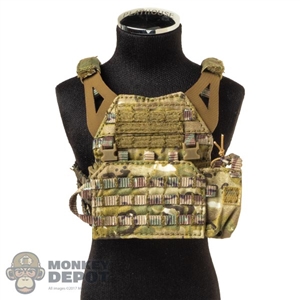 Vest: Easy Simple Mens Jumpable Plate Carrier 2.0 w/Zip-on Assault Pack (Camo)