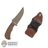 Knife: Easy & Simple Fixed Blade w/Cloth Sheath