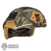 Helmet: Easy Simple Mens FAST High Cut w/Camo Cover