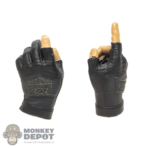 Hands: Easy Simple Mens Molded Fingerless Gloved Hands