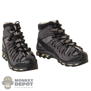 Boots: Easy Simple Mens Grey Quest 4D Boots