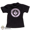 Shirt: Easy Simple Mens Black DSI T-Shirt