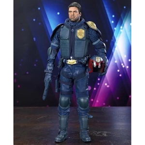 Boxed Figure: Art Figures Heavy Armored Special Cop - Blue Special Version (AF-015B)