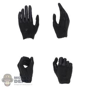 Hands: Figure Coser Female Molded Black Hand Set