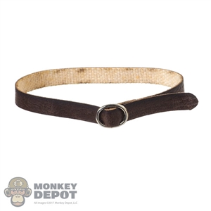 Belt: Figure Coser Female Brown Leather-Like Belt