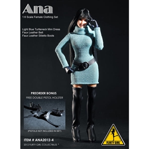 Uniform Set: Flirty Girl Ana Female Clothing Set - Blue