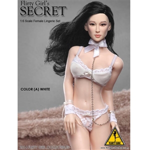 Clothing Set: Flirty Girl White Secret Lingerie Set