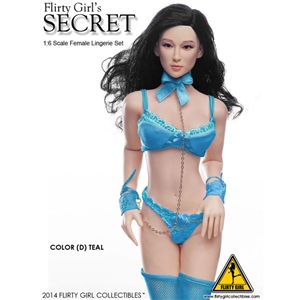Clothing Set: Flirty Girl Blue Secret Lingerie Set