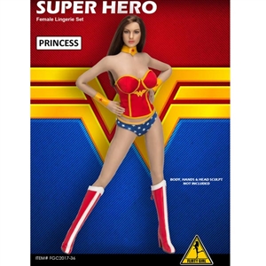 Clothing Set: Flirty Girl Super Hero Princess (FGC2017-36)