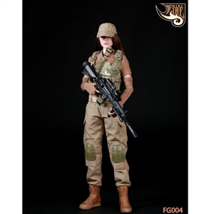 Uniform Set: Fire Girl Female Shooter-Tactical Camo Set 2 (FG-004)