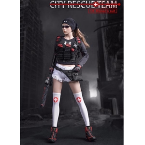 Uniform Set: Fire Girl Female Urban Rescue Team (FG-046)