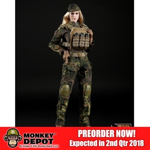 Uniform Set: Fire Girl Tactical Female Gunners Camouflage Suit
