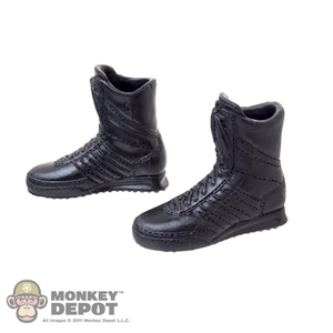 Boots: Fire Girl Black Female Molded Boots