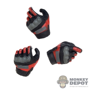 Hands: Fire Girl Female Molded Tactical Gloved Hand Set