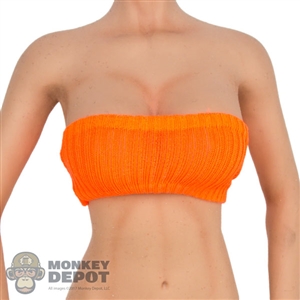 Shirt: Fire Girl Orange Tube Top