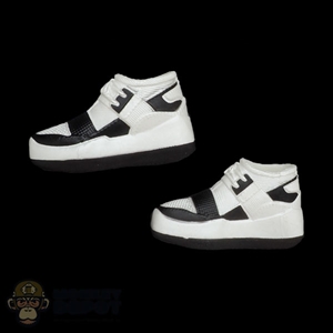 Shoes: Fire Girl Female Black & White Sneakers
