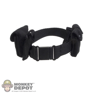 Belt: Flirty Girl Black Belt w/Pouches