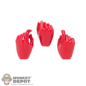 Hands: Flirty Girl Red Gloved Hand Set
