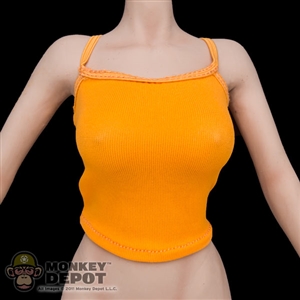 Shirt: Flirty Girl Orange Tank Top