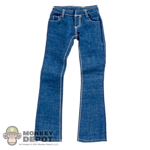 Pants: Flirty Girl Female Blue Boot Cut Jeans