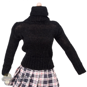 Shirt: Flirty Girl Female Black Turtleneck