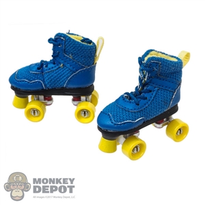 Shoes: Flirty Girl Female Blue Roller Skates