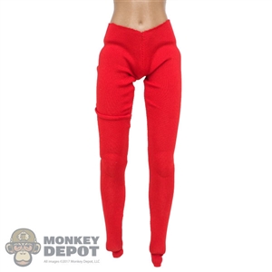 Pants: Flirty Girl Female Red Stretch Pants