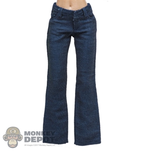 Pants: Flirty Girl Female Blue Bell Bottom Jeans