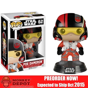 Boxed Figure: Funko POP Star Wars Poe Dameron