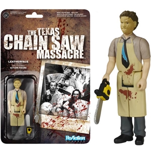 Carded Figure: Funko Leatherface ReAction 3 3/4-Inch Figure (6521)