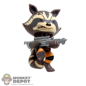 Mini Figure: Funko Guardians Of The Galaxy Rocket Raccoon (Action Pose)