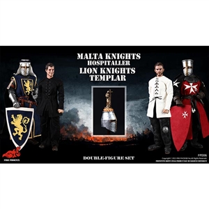 Fire Phoenix Malta Knight Hospitaller and Lion Knight Templar