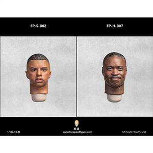 Head: FacePool Black Male Head Sculpt w/Expression