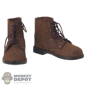 Boots: Facepool Mens US Army Leather Boots (Genuine Leather)