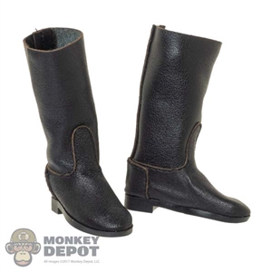 Boots: Facepool Female Russian Black Boots