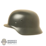 Helmet: Facepool Mens WWII German M42 Helmet (Metal)