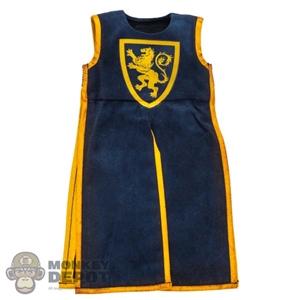 Robe: Fire Phoenix Mens Blue Medieval Knights Lion Robe (Lightly Weathered)