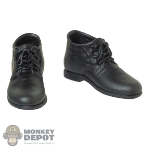 Shoes: Flash Point Studio Mens Molded Black Boots (Worn look)