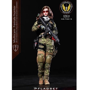 Boxed Figure: Flagset Multicam Female Hunter Special Forces Angela (73015)