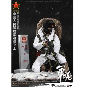 Boxed Figure: Flagset Chinese PLA 91st Ann. Special Session Edition - Border Guard (73018)