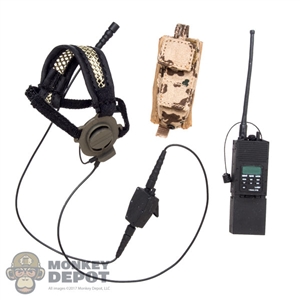 Radio: Flagset Radio w/Headset & Pouch