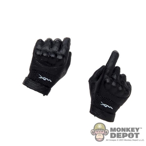 Hands: Flagset Black Gloved Hand Set