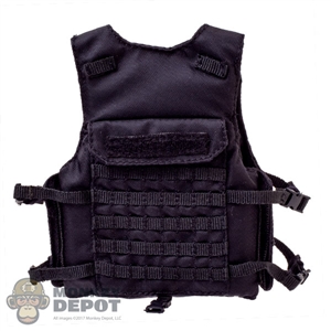 Vest: Flagset Mens Black Bulletproof Tactical Vest