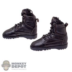 Boots: Flagset Mens Black Tactical Boots